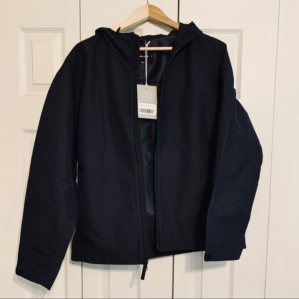 Everlane Men’s ReNew All-Weather Jacket — Black, M